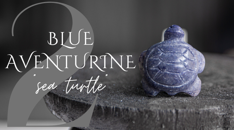 Day 2 | Blue Aventurine Sea Turtle