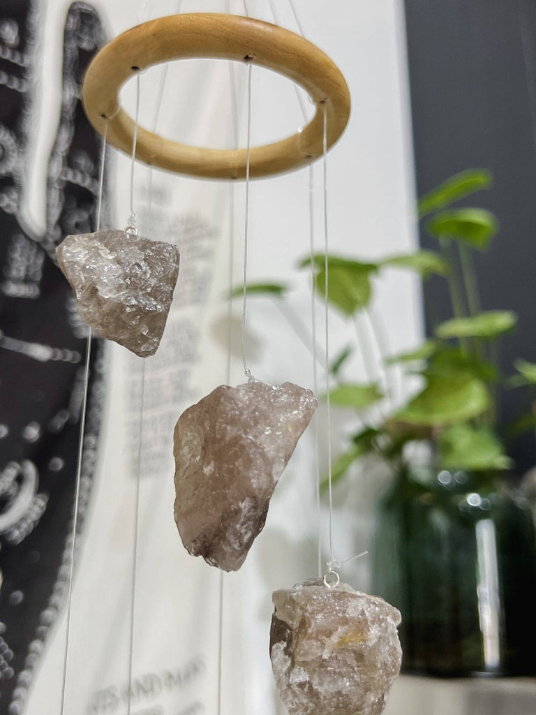 Smokey Quartz Mobile | Wind Chime - Unearthed Crystals