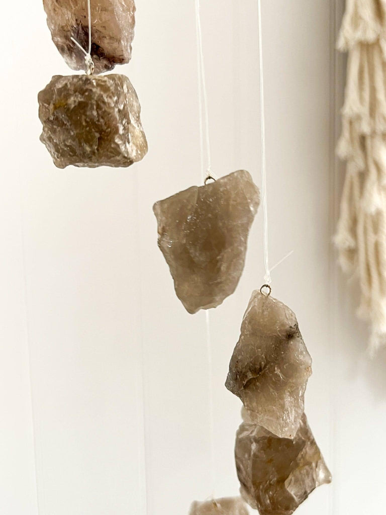 Smokey Quartz Mobile | Wind Chime - Unearthed Crystals