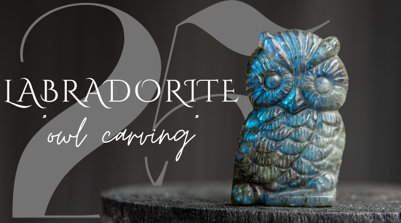 Day 25 | Labradorite Owl