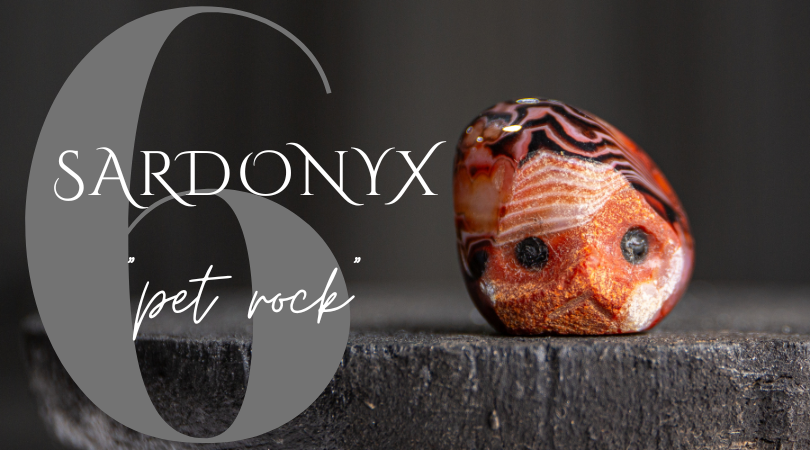 Day 6 | Sardonyx Pet Rock