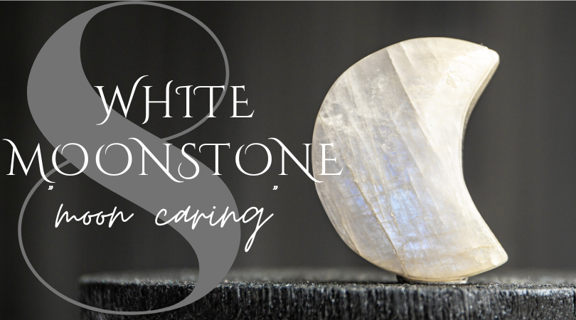 Day 8 | White Moonstone Crescent Moon