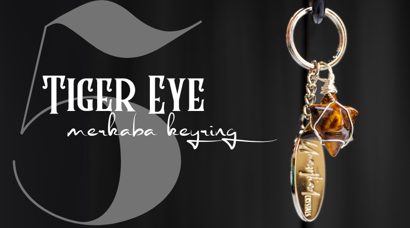 Day 5 | Tiger Eye Merkaba Keyring