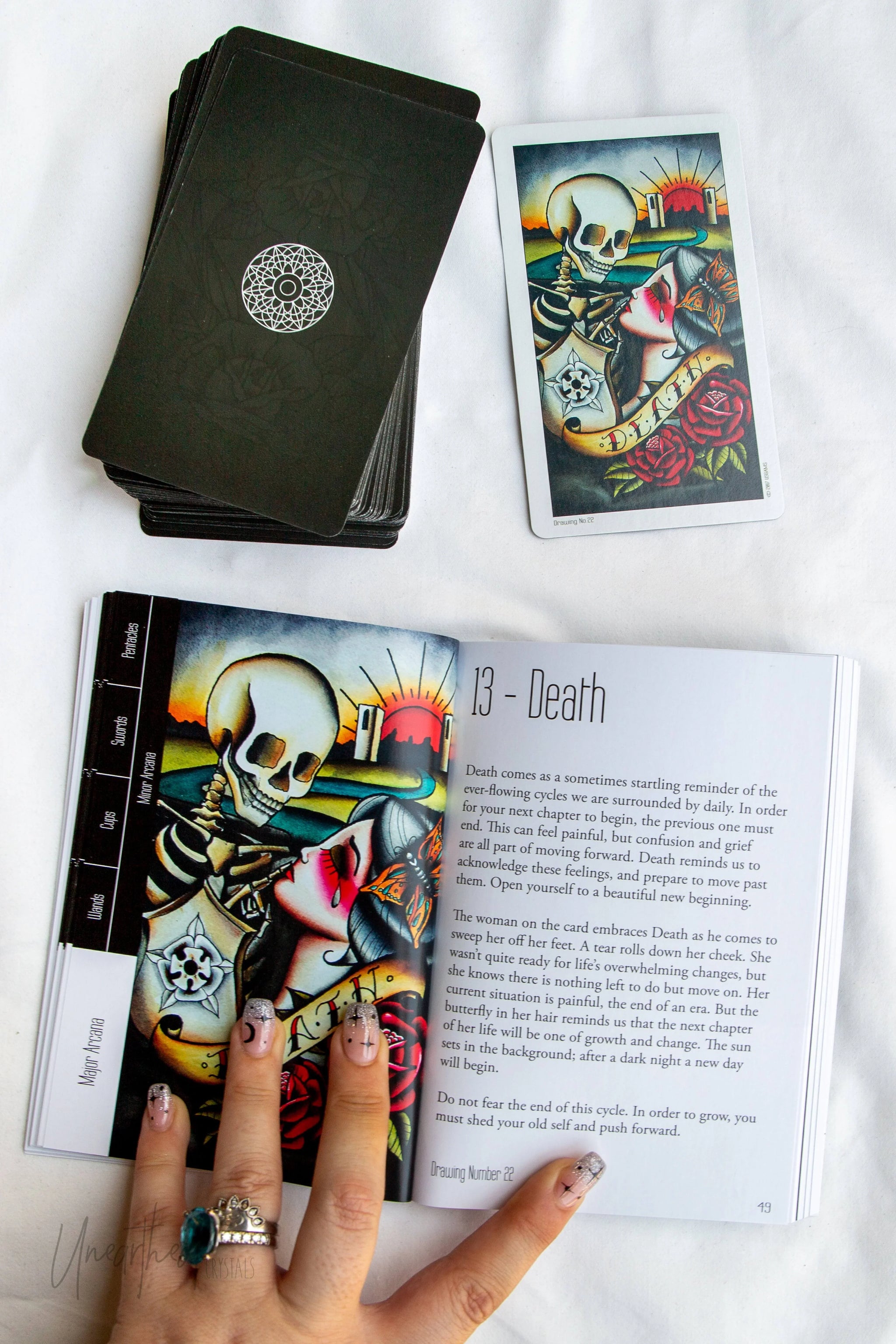 Eight Coins Tattoo Tarot – Unearthed Crystals