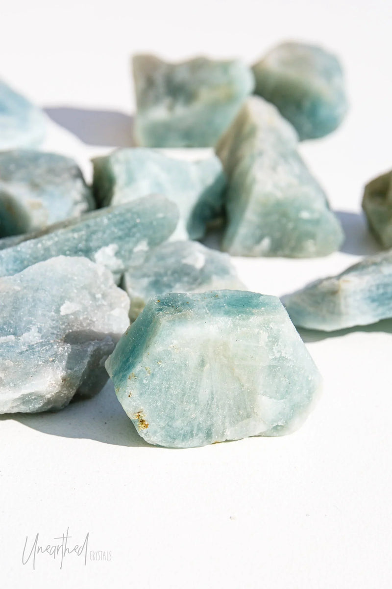 Aquamarine Rough | Medium | 40-80 grams – Unearthed Crystals