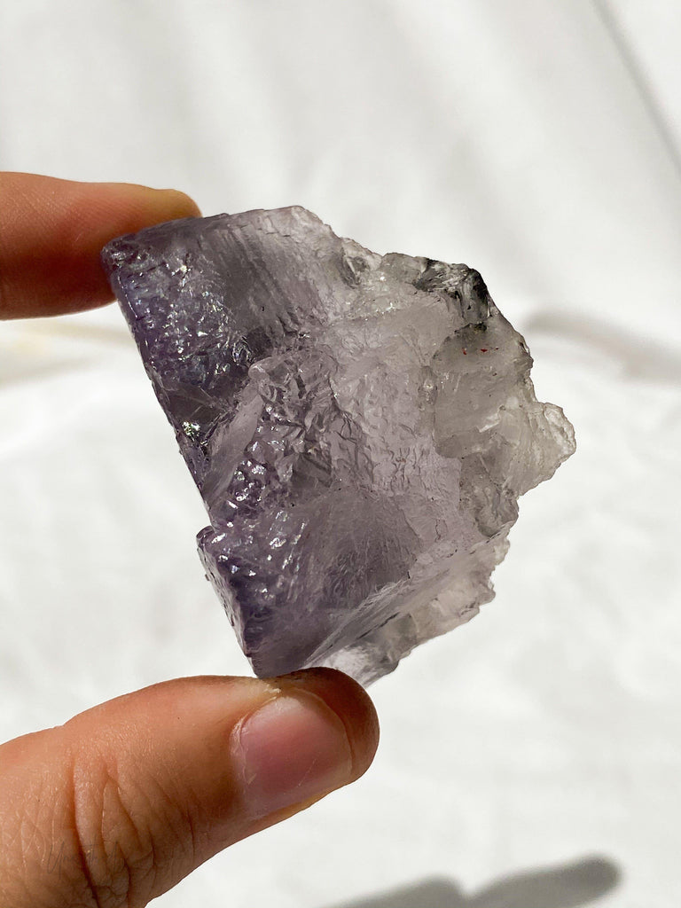 Purple Fluorite Cluster - Unearthed Crystals