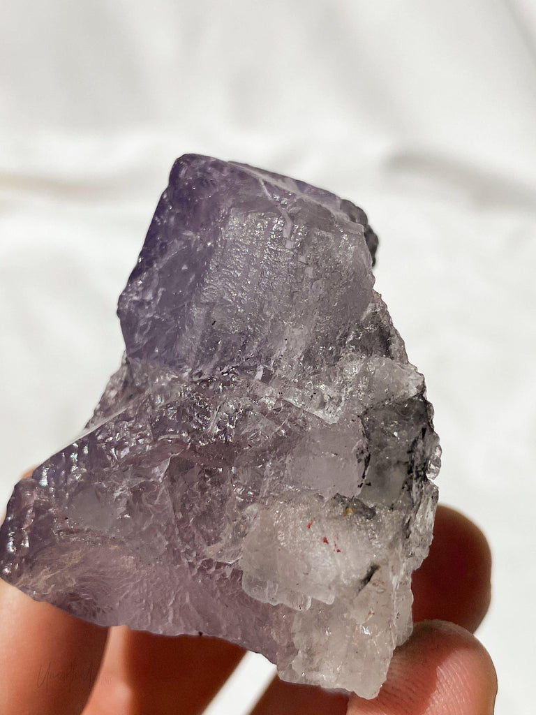 Purple Fluorite Cluster - Unearthed Crystals