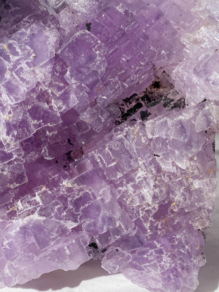 Purple Fluorite Cluster - Unearthed Crystals