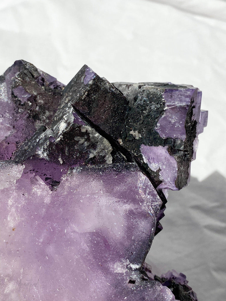 Purple Fluorite Cluster - Unearthed Crystals