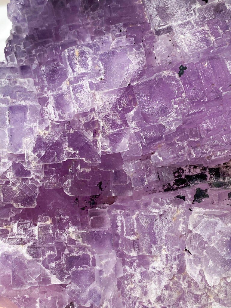 Purple Fluorite Cluster - Unearthed Crystals