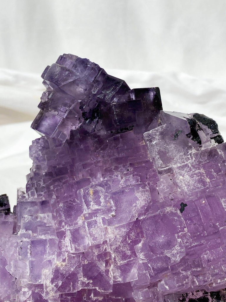 Purple Fluorite Cluster - Unearthed Crystals