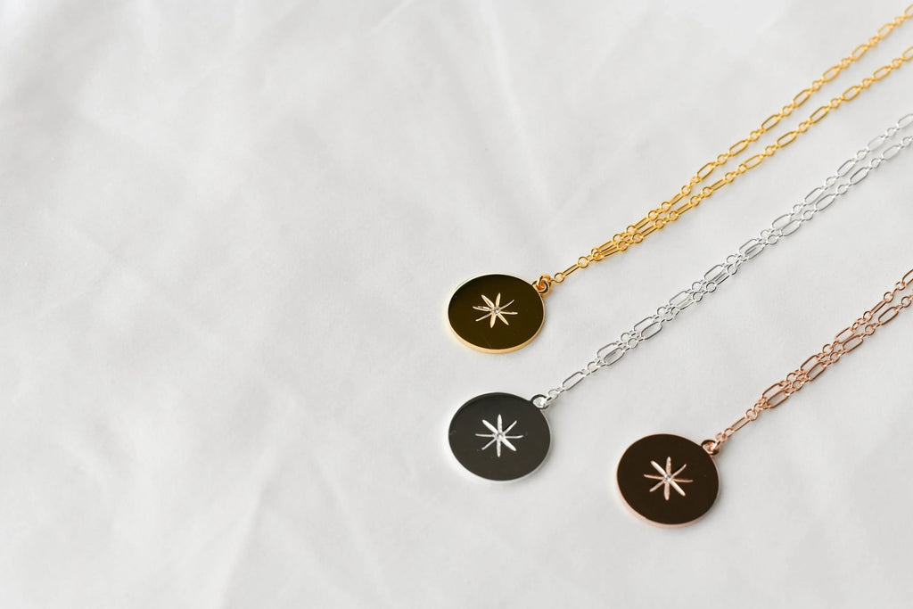 STARBURST Necklace | August | Peridot - Unearthed Crystals