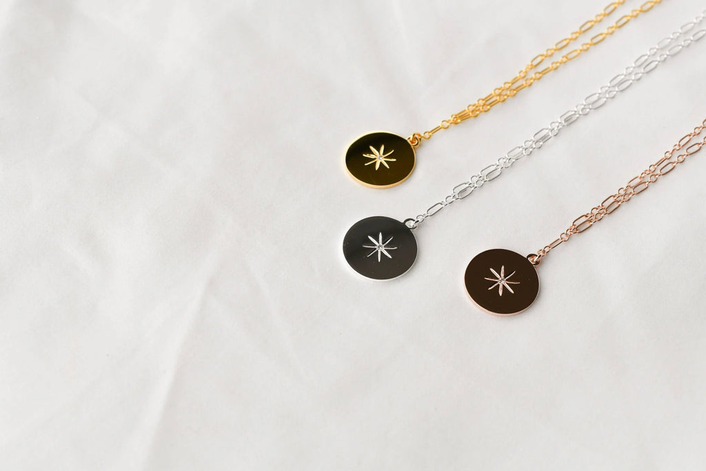 STARBURST Necklace | August | Peridot - Unearthed Crystals