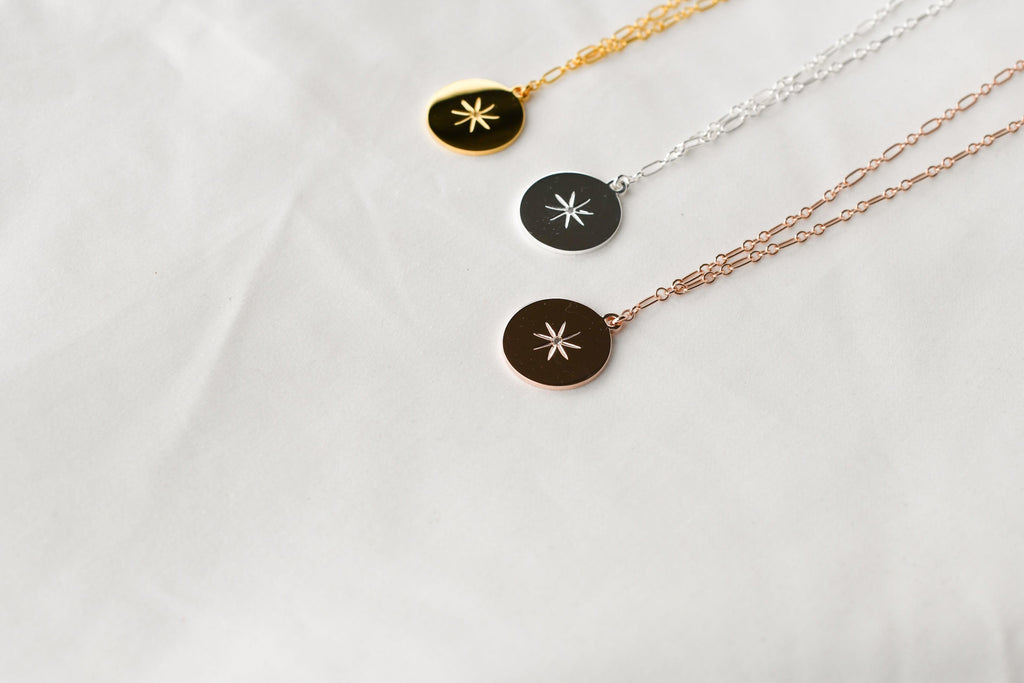 STARBURST Necklace | March | Aquamarine - Unearthed Crystals