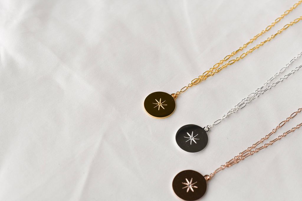 STARBURST Necklace | March | Aquamarine - Unearthed Crystals