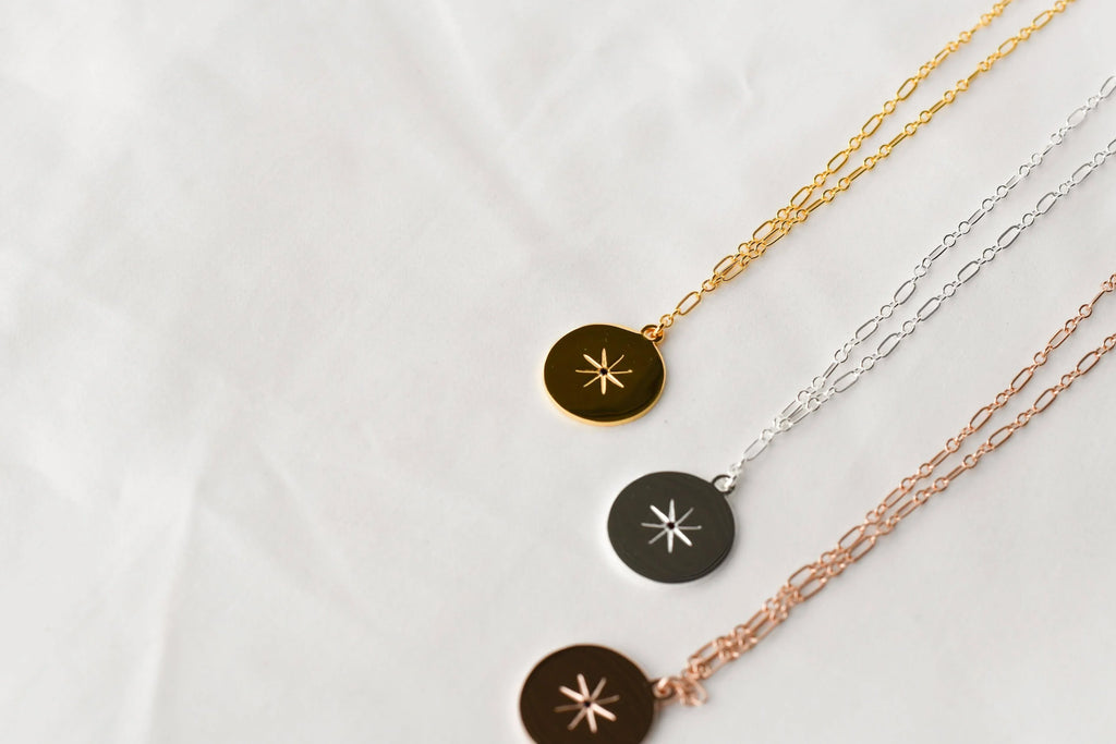 STARBURST Necklace | January | Garnet - Unearthed Crystals