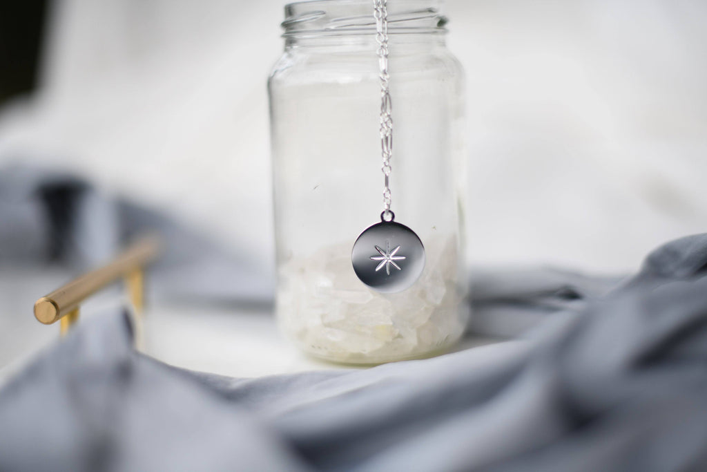 STARBURST Necklace | March | Aquamarine - Unearthed Crystals