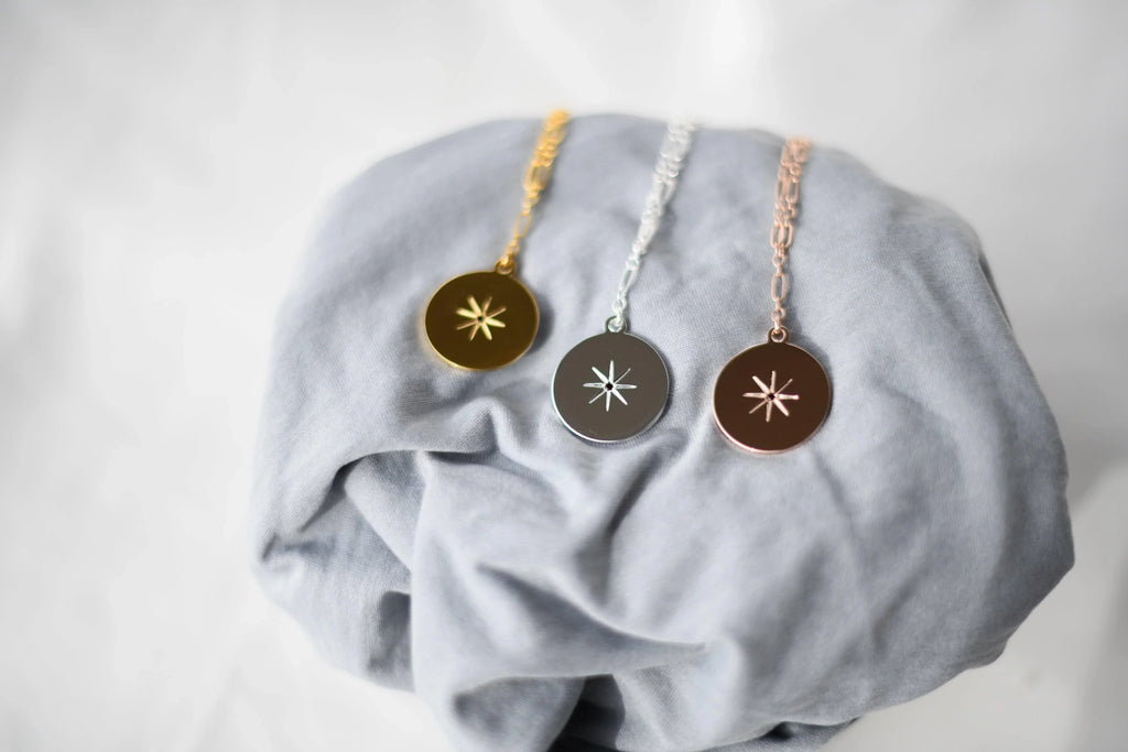 STARBURST Necklace | January | Garnet - Unearthed Crystals