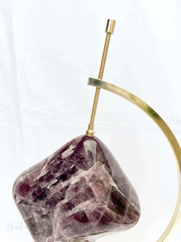 Metal Crystal Stand | Gold - Unearthed Crystals