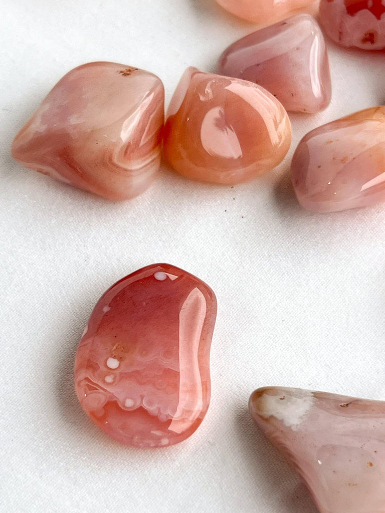 Apricot Agate Tumbles | Small - Unearthed Crystals
