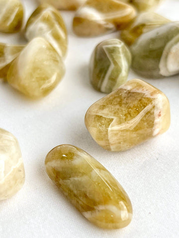Prasiolite Tumbles | Small - Unearthed Crystals