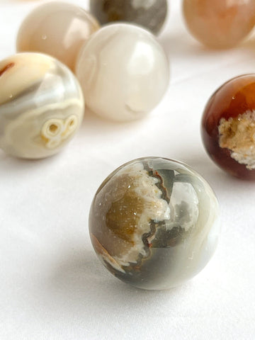 Natural Agate Sphere | Small - Unearthed Crystals