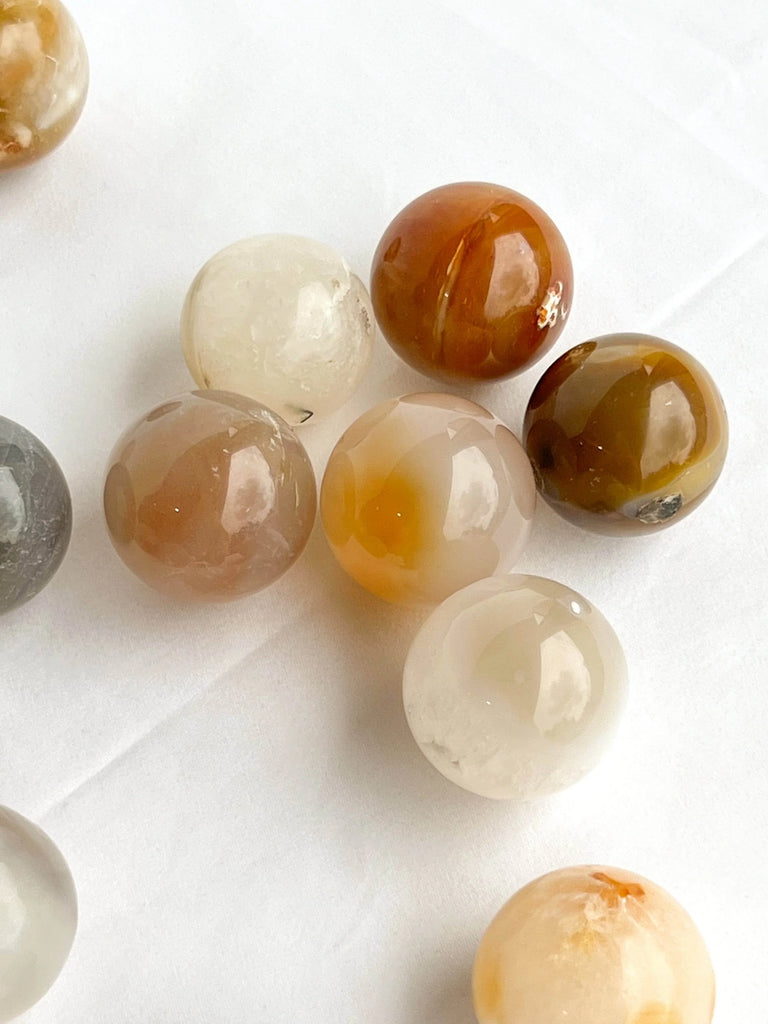Natural Agate Sphere | Small - Unearthed Crystals