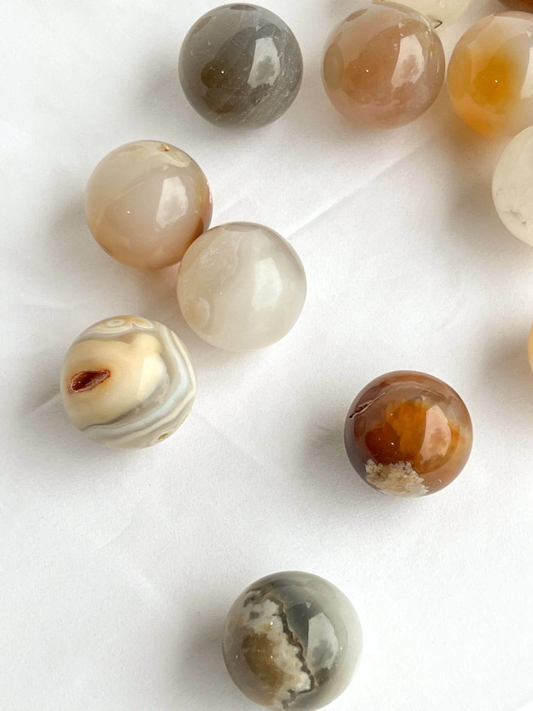 Natural Agate Sphere | Small - Unearthed Crystals