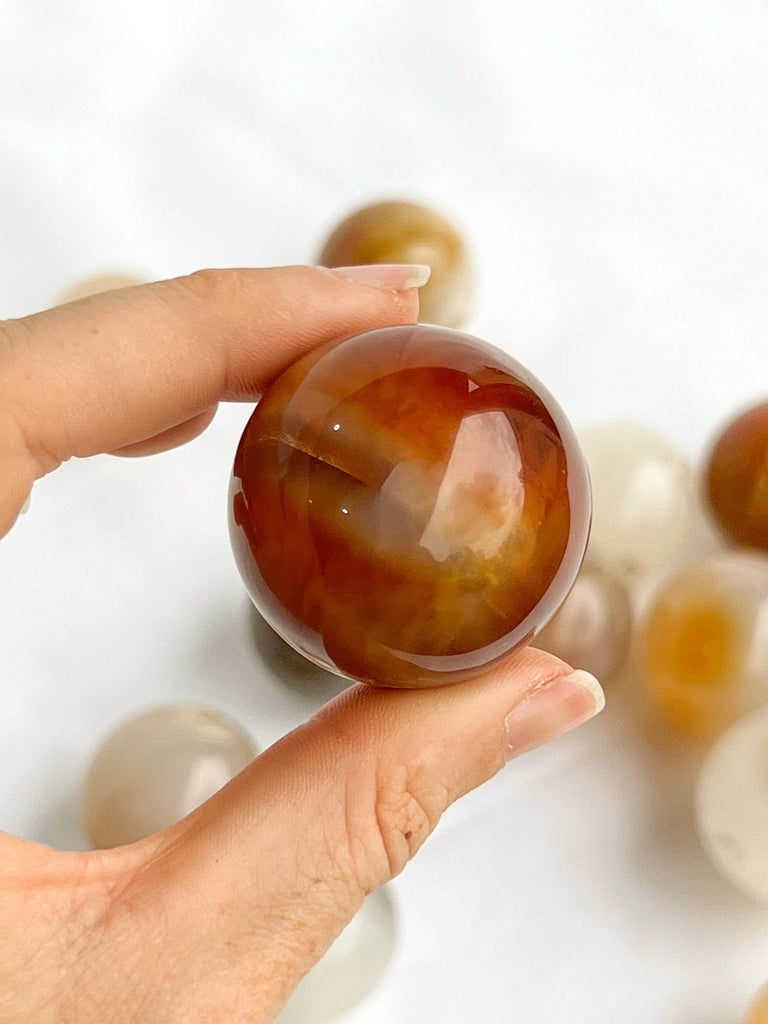 Natural Agate Sphere | Small - Unearthed Crystals