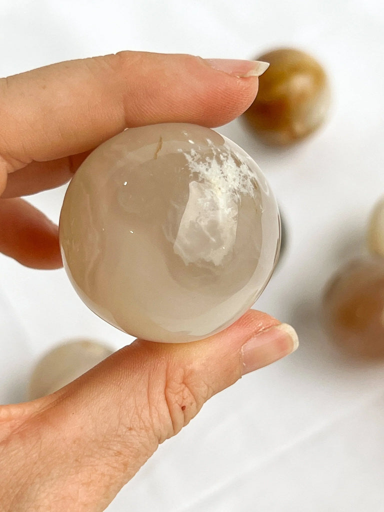 Natural Agate Sphere | Small - Unearthed Crystals