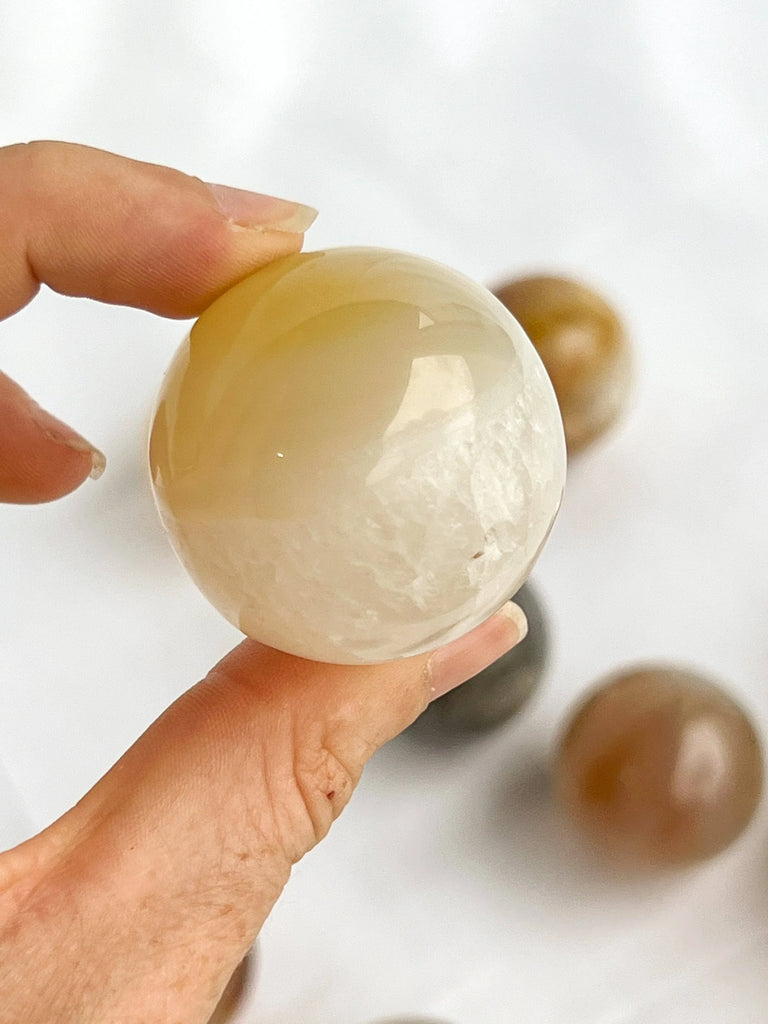 Natural Agate Sphere | Small - Unearthed Crystals
