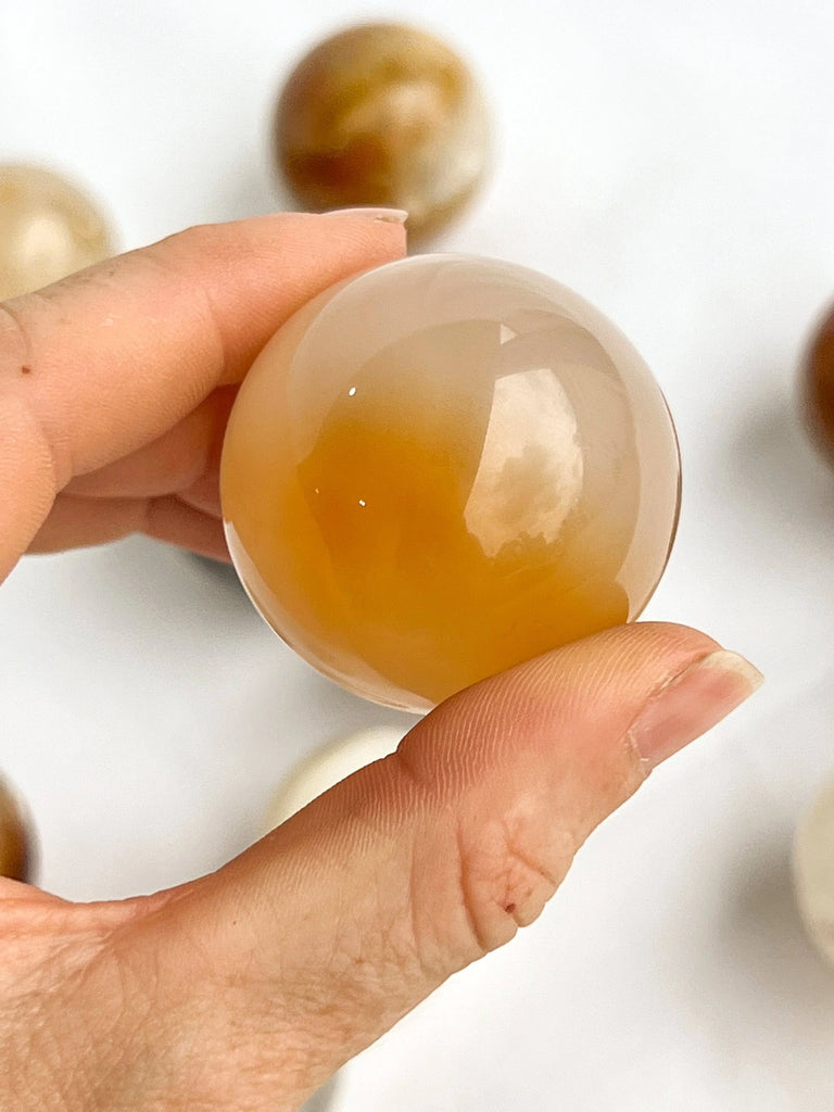 Natural Agate Sphere | Small - Unearthed Crystals