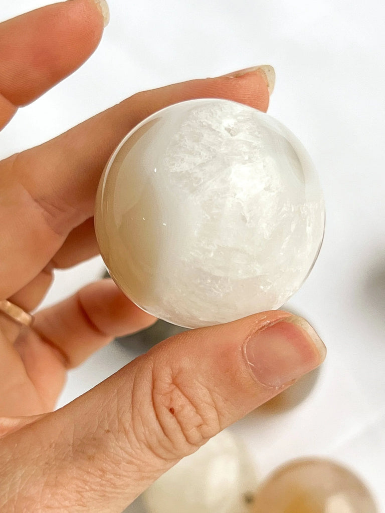 Natural Agate Sphere | Small - Unearthed Crystals