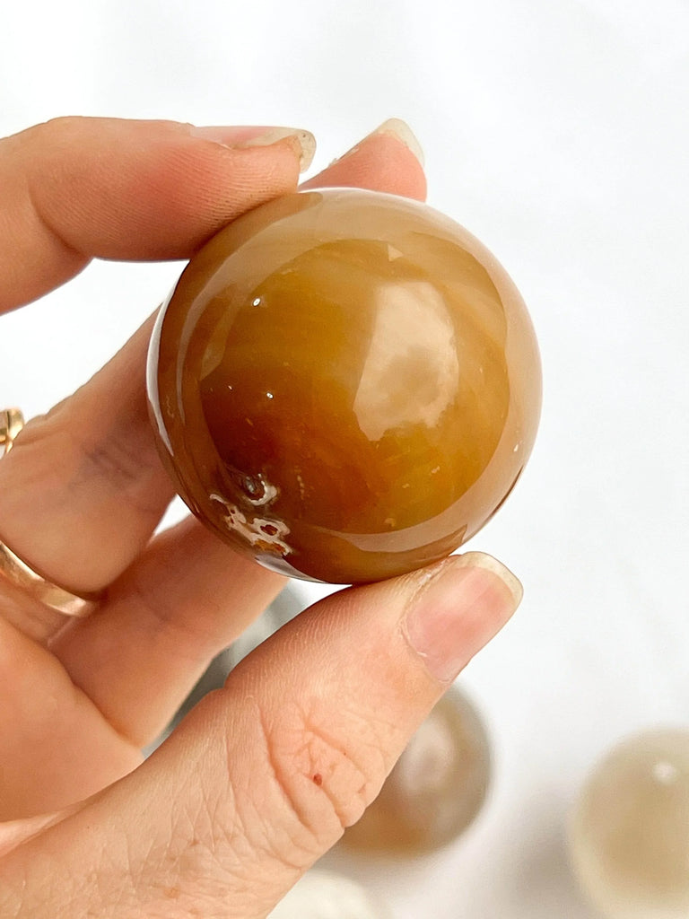 Natural Agate Sphere | Small - Unearthed Crystals