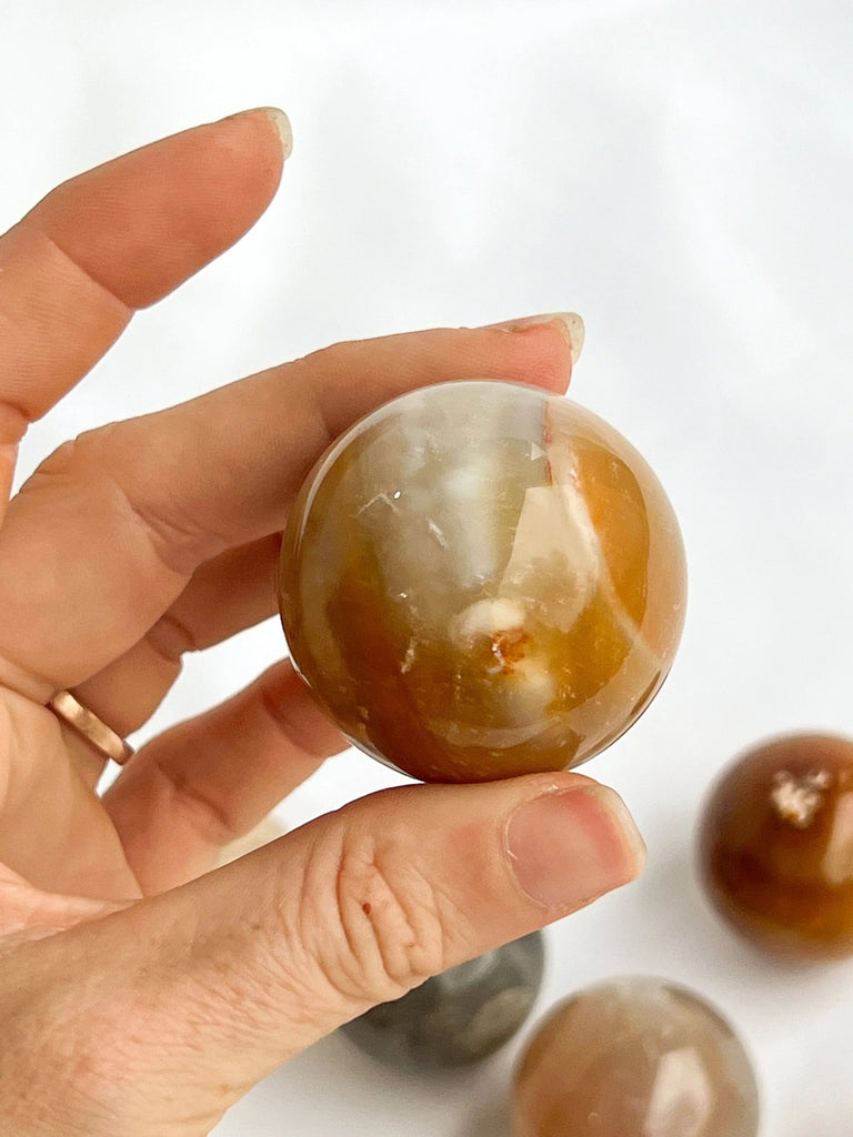 Natural Agate Sphere | Small - Unearthed Crystals