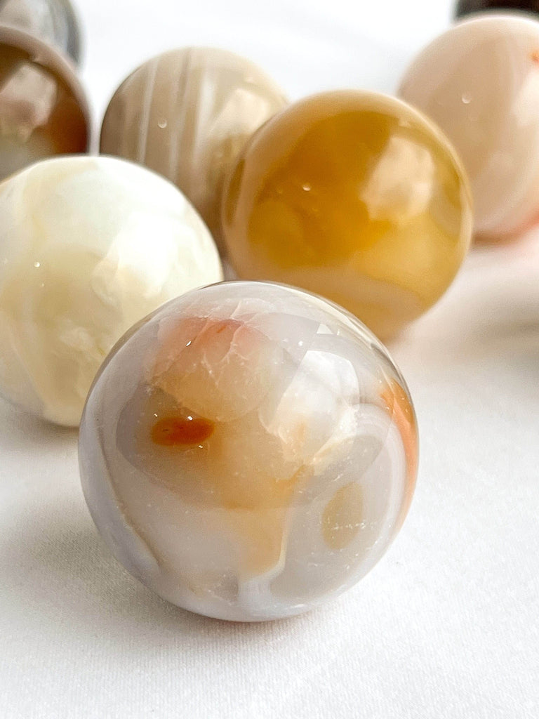Natural Agate Sphere | Medium - Unearthed Crystals