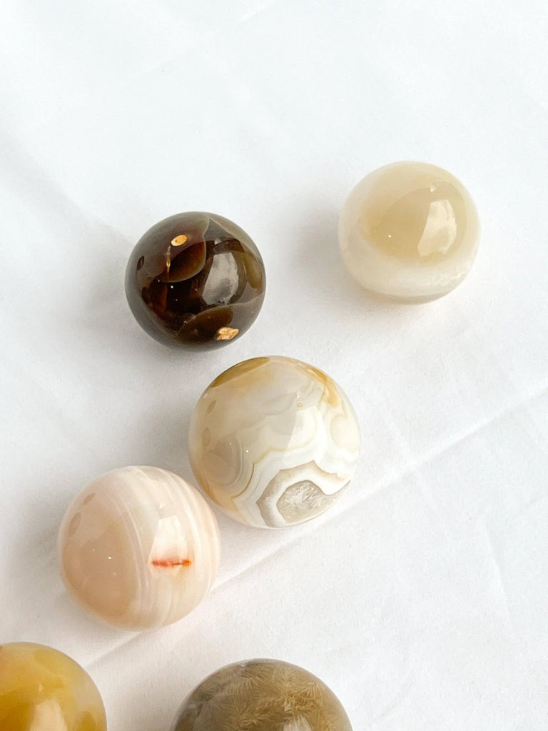 Natural Agate Sphere | Medium - Unearthed Crystals