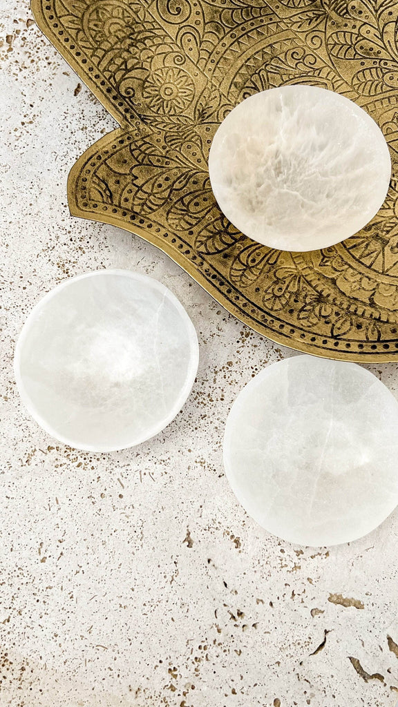 Selenite Dish | Medium - Unearthed Crystals