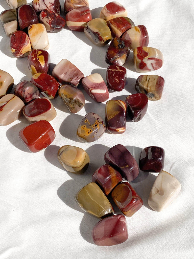 Mookaite Jasper Tumbles | Medium - Unearthed Crystals