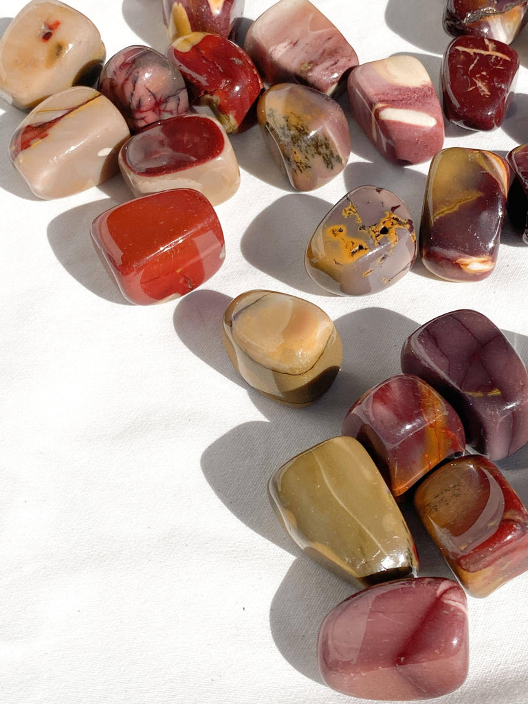 Mookaite Jasper Tumbles | Medium - Unearthed Crystals