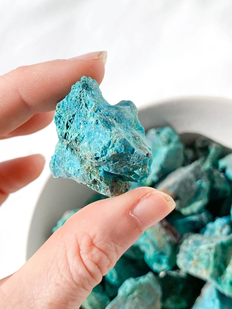 Chrysocolla Rough | Extra Small - Unearthed Crystals
