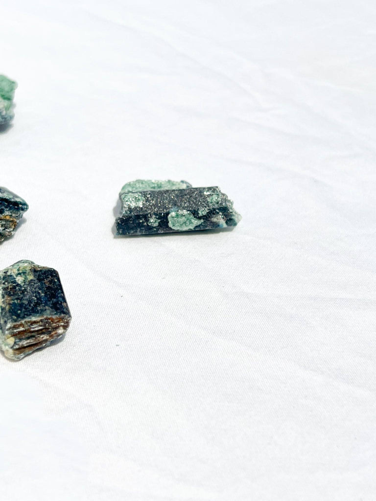Kyanite + Green Fuchsite Rough Specimen | Extra Small - Unearthed Crystals