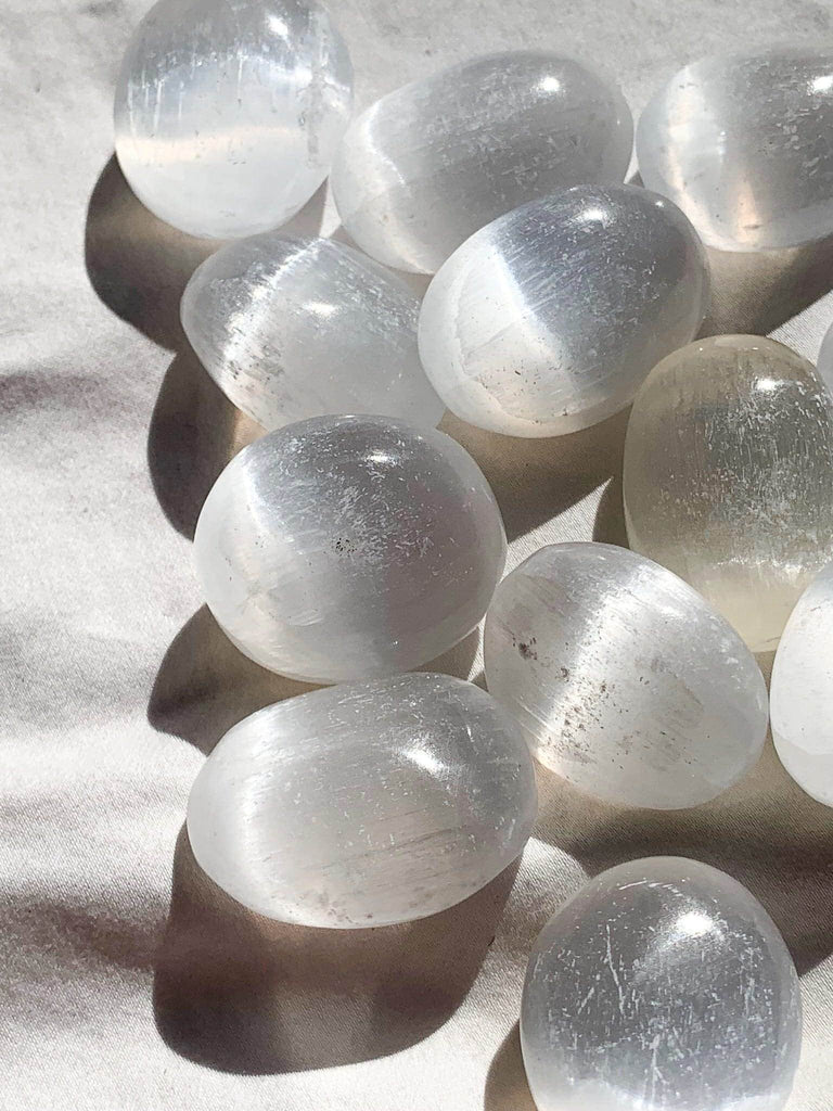 Selenite Tumbles | Medium - Unearthed Crystals