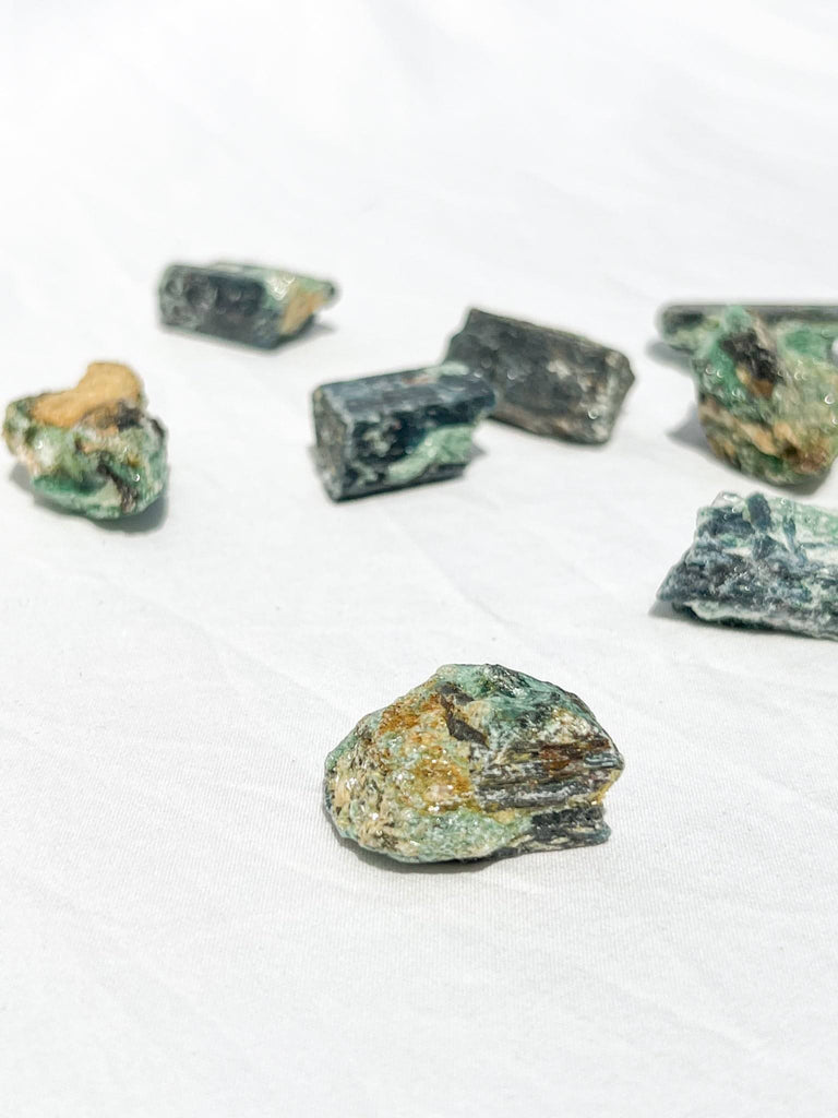 Kyanite + Green Fuchsite Rough Specimen | Small - Unearthed Crystals