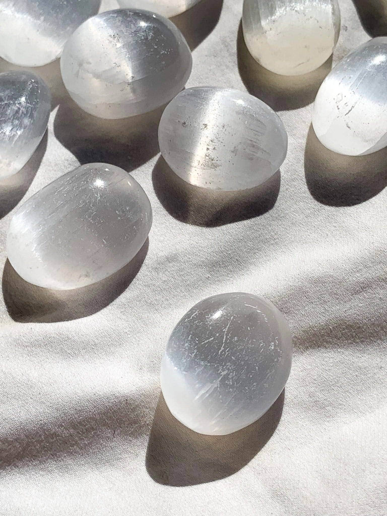 Selenite Tumbles | Medium - Unearthed Crystals