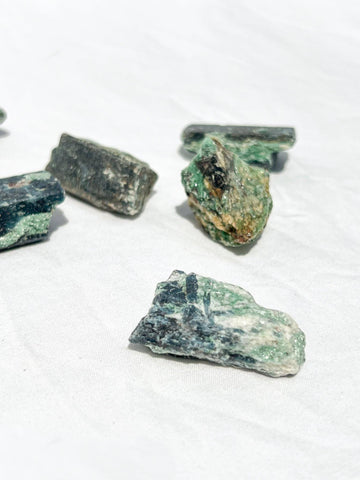 Kyanite + Green Fuchsite Rough Specimen | Small - Unearthed Crystals