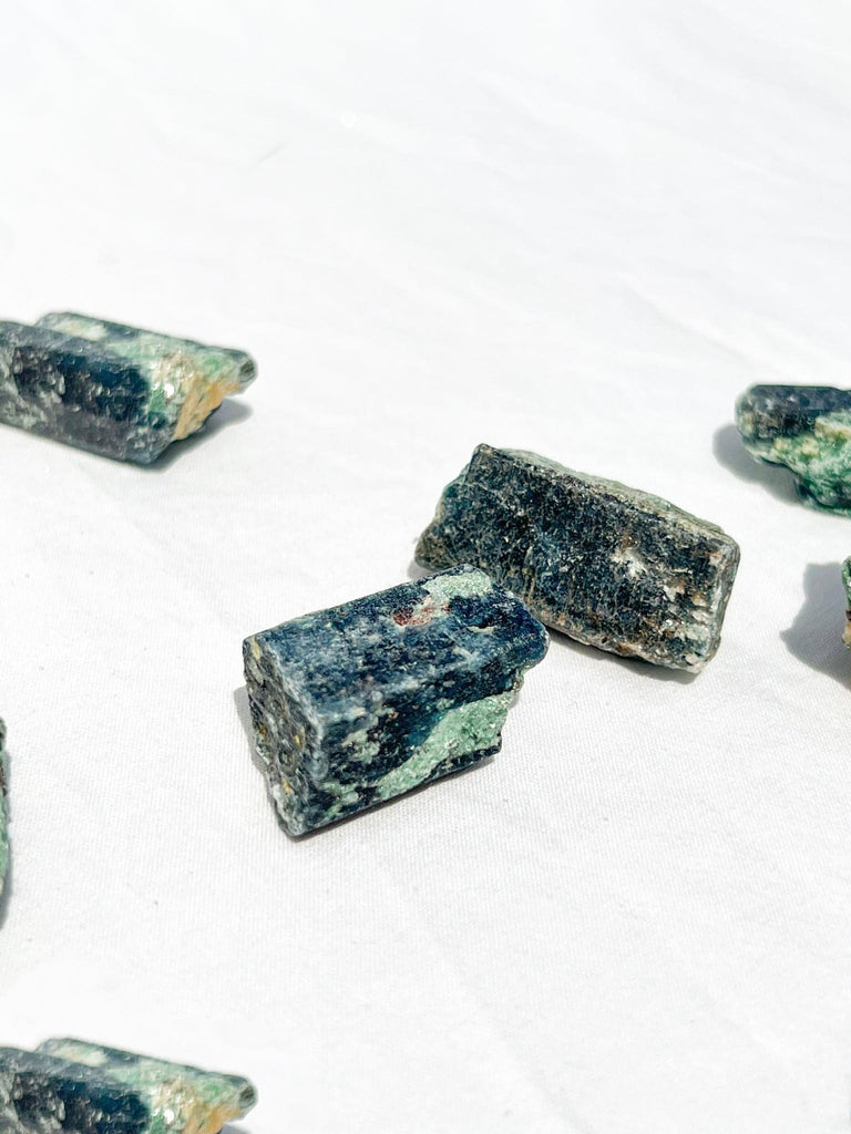 Kyanite + Green Fuchsite Rough Specimen | Small - Unearthed Crystals