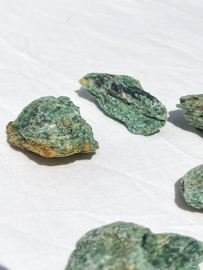 Kyanite + Green Fuchsite Rough Specimen | Medium - Unearthed Crystals