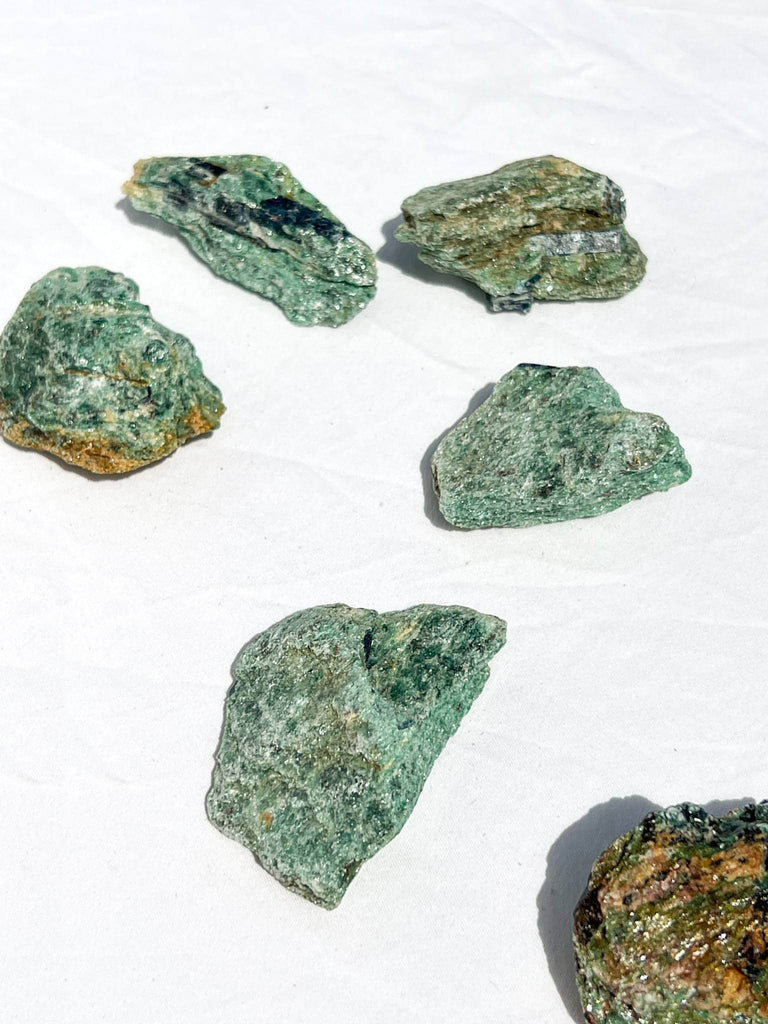 Kyanite + Green Fuchsite Rough Specimen | Medium - Unearthed Crystals