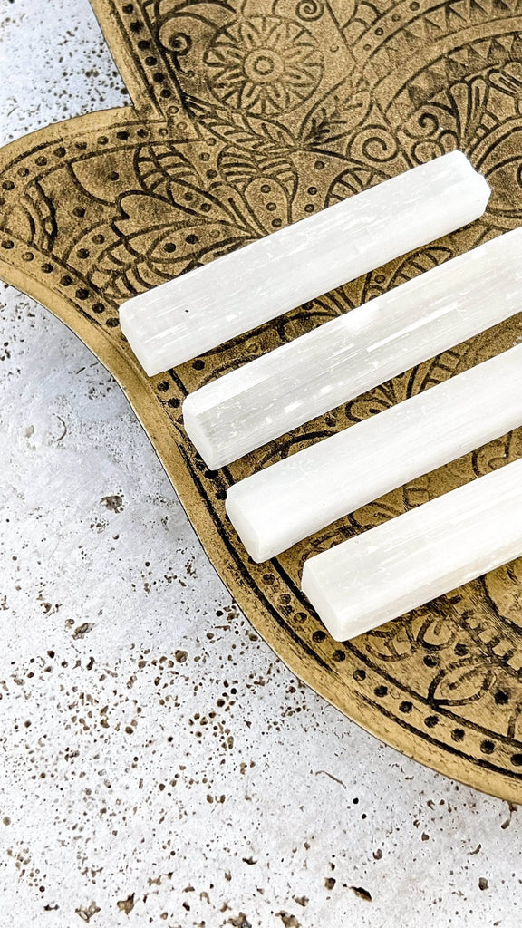 Selenite Rough Rod | Small - Unearthed Crystals